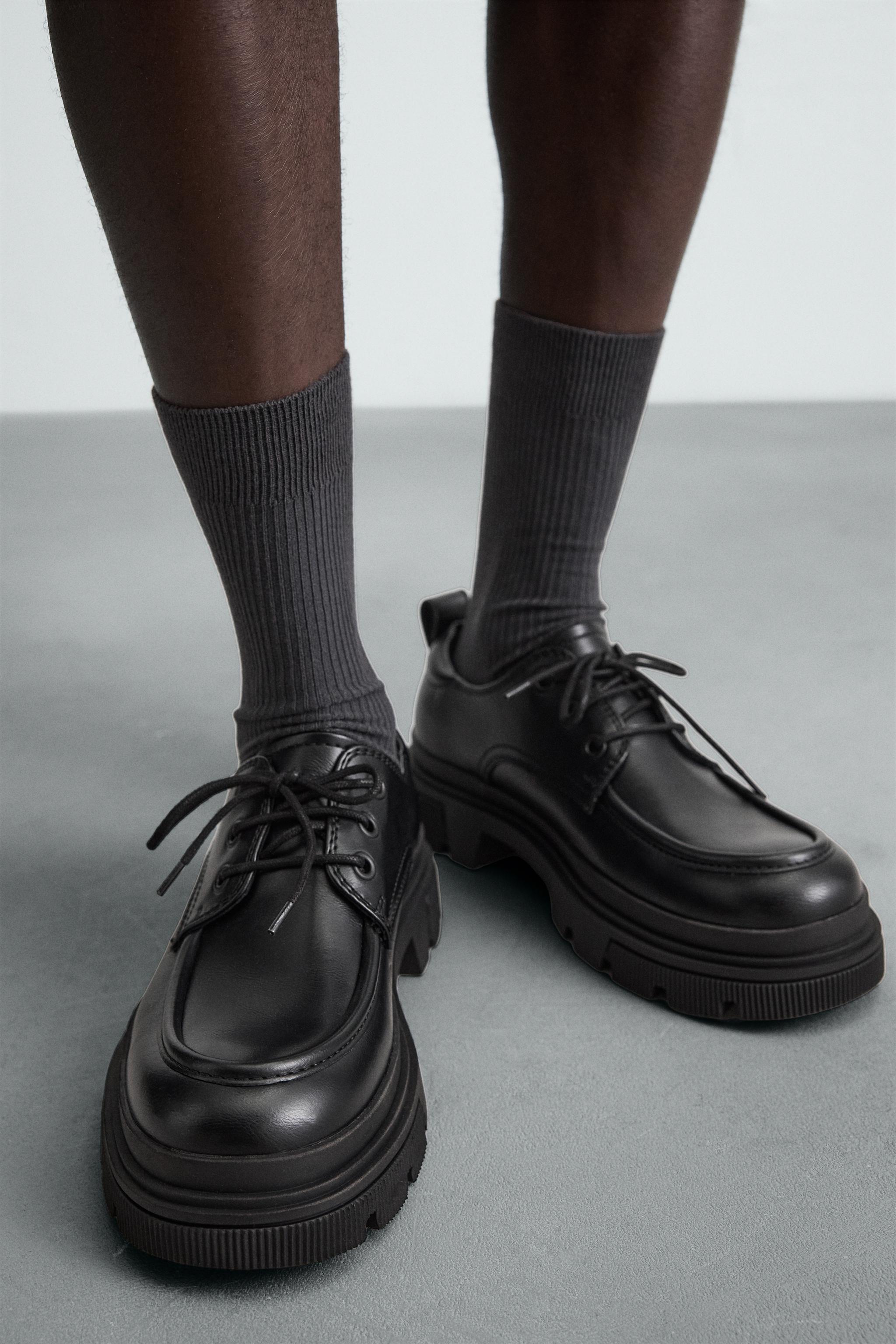 CHUNKY MOC TOE SHOES